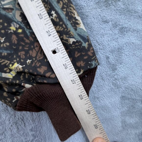 Vintage Bushlan Jacket Mens Extra Large Brown Camo Corduroy Bomber Hunting Snap - Picture 14 of 16